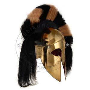 Chất Lượng Tốt Nhất Sang Trọng Cổ Hy Lạp Corinthian Barbute Mũ Bảo Hiểm Ngang Crest Tùy Chỉnh Thiết Kế Mô Hình Sắt Sản Xuất Ấn Độ - Product Image 2