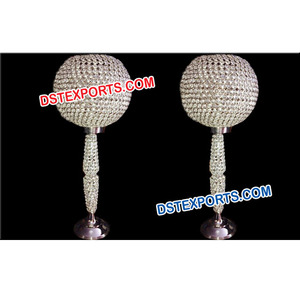 Soporte de globo de cristal, centro de mesa de bola de cristal con soporte, novedad - Product Image 1