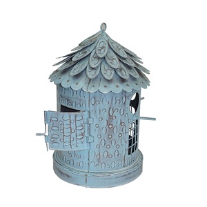 Nichoir pour oiseaux de forme ronde, design décoratif et coloré, pour l'alimentation des oiseaux - Product Image 2