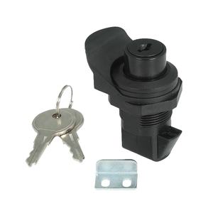 Loquet de porte de coffre à gants de moto en plastique noir à action par pression LM-7530, Bunnings - Product Image 1