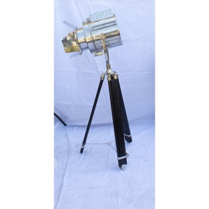 Antique Nautical European Calyron Silver Stainless Steel Glass Handmade Novelty Gifts Working Alloy <b>Tripod</b> Base Stand - Product Image 2