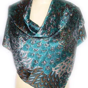 Sciarpa Satin Square Silk Head Neck Plain Wrap Hijab 90x90 scialle Solid Fashion Women Large Soft New Printed Floral Shiny