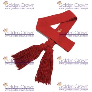 Groothandel Ceremoniële Zijden Wollen Taille Groothandel Bevel Karmozijnrode <span class=keywords><strong>Sergeant</strong></span> Sjerpen | Sjerp Warrant