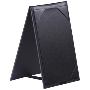 หนังปกเมนูที่มีขาตั้ง/เมนูปก/ร้านอาหารหนังเมนูปก - Product Image 1