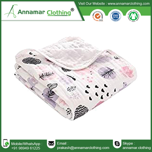 Organic Cotton Blanket Jacquard with Private Label - Product Image 4