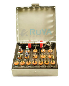 Kit de pinces chirurgicales compactes pour implants dentaires, clé à cliquet, tournevis hexagonaux, broches parallèles, support moteur, acier, manuel, CE - Product Image 2