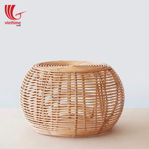 โต๊ะกาแฟหวายกลมด้านข้าง/ตกแต่งบ้าน/เฟอร์นิเจอร์หวายขายส่ง - Product Image 6