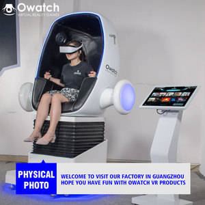China fabricante <span class=keywords><strong>de</strong></span> atracciones Realidad Virtual 1 asientos 9d vr cine con 100 unids 360 grados películas dentro - Product Image 2