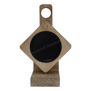 Vente chaude Artistique En Bois Artisanat Élégant Tasse À Thé/Café Porte-Gobelet Sous-verres avec Support Pour Café et Table À Manger - Product Image 3