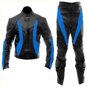 Somptueux Style Ninja Costume En Cuir de Moto - Product Image 1