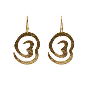Pendientes colgantes de joyería de plata de ley 925 chapados en oro de diseñador hechos a mano, pendientes de moda para regalo de boda. - Product Image 1