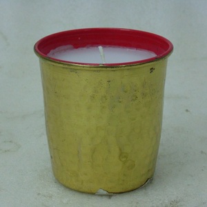 Bougeoir martelé en forme de baril en laiton, décoration de la maison, cire Votive pour mariage/fêtes - Product Image 3