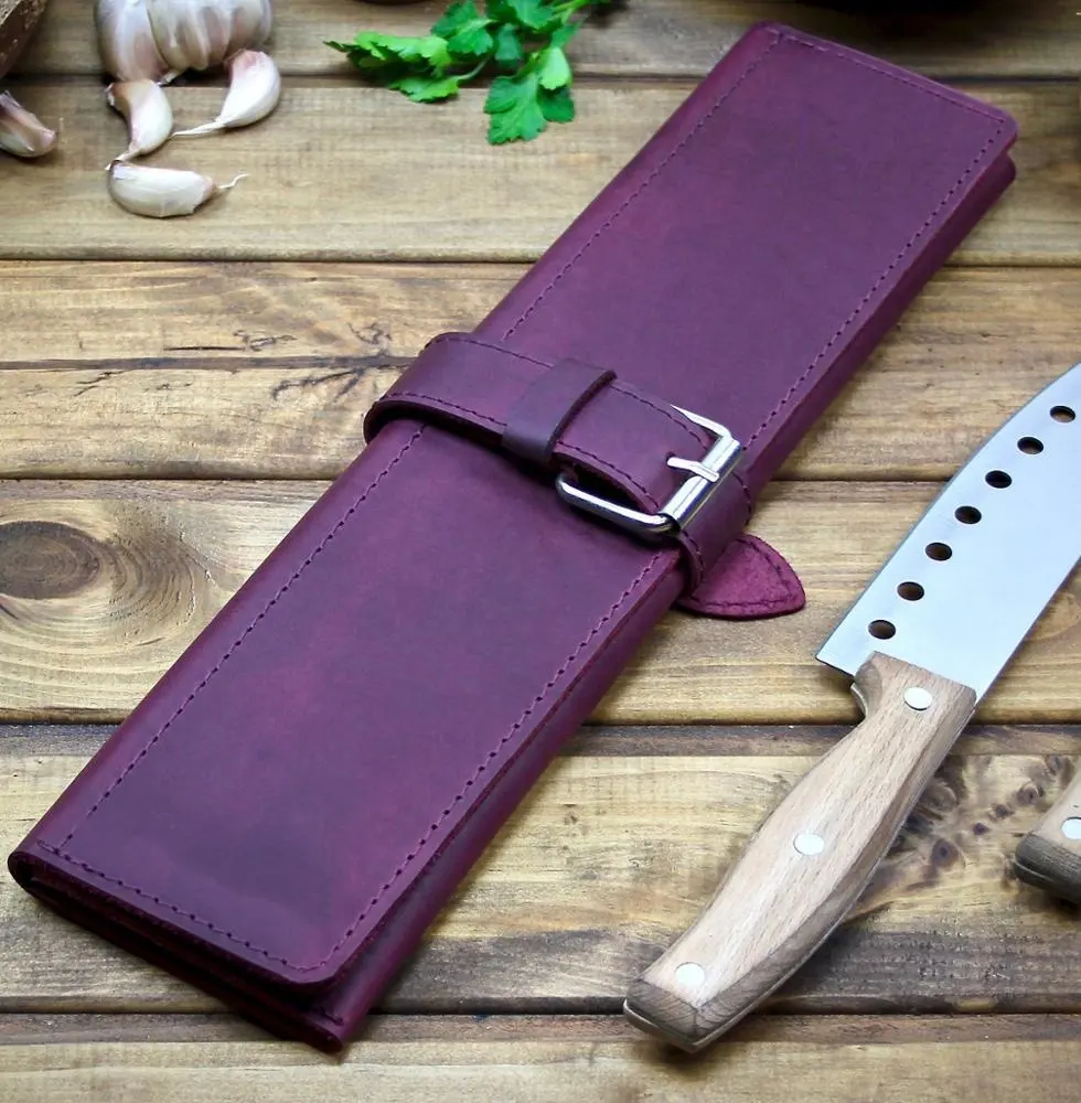 Leather Knife Roll High Quality Knife Bag Chef Knife Case, Chef wear, , Kitchen Accessories DPL-0016