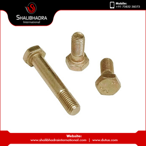 High Quality DUTUX Brand Brass Hex Head <b>Flange</b> <b>Bolts</b> DIN Standard 20mm M3 Thread Heavy Industry Applications Bulk Supplier - Product Image 2