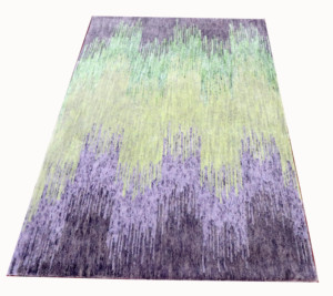 Alfombra de lana hecha a mano moderna, diseño Ikat, pila cortada, respaldo antideslizante para interior, Hotel, hogar, decoración de oración - Product Image 1