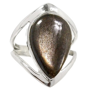 925 solide en argent Sterling iodolite jardin pierre précieuse anneau bijoux faits à la main semi-précieux naturel pierre de guérison anneau pour hommes et femmes - Product Image 1
