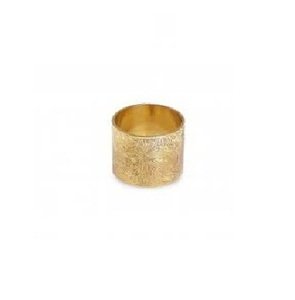 Rond de serviette en métal élégant classique à la main fleur Design porte-mouchoirs Occasion de mariage anneau de serviette décoratif - Product Image 1