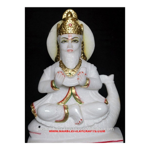 White Marble Jhule Lal Idols - Product Image 1
