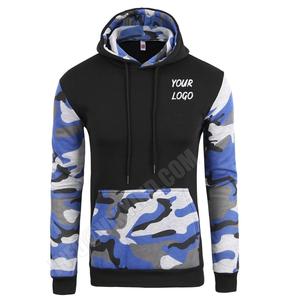 เสื้อฮู้ดลายพรางแบบสวมหัวสำหรับผู้ชายเสื้อฮู้ดกำหนดโลโก้ได้เองดีไซน์ทันสมัยสไตล์ฮิปฮอปสำหรับผู้ชาย - Product Image 3