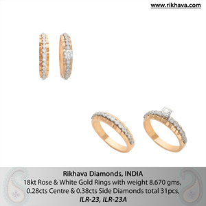 แหวนเพชรสีโรสโกลด์18kt เครื่องประดับหรูหราและหรูหรา - Product Image 6