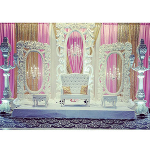 Merveilleuse Style Arabe D'étape De Réception Moderne Panneaux De Mariage Avec Canapé Se look Moderne d'étape de mariage - Product Image 1