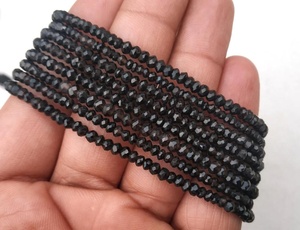 เกรด AAA พลอยสโมคกี้เพชรพลอยธรรมชาติสีดำเป็นเหลี่ยมเพชรพลอยวัสดุที่เป็นมิตรต่อสิ่งแวดล้อมหินสังเคราะห์สำหรับเครื่องประดับ - Product Image 2