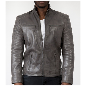 Veste en cuir PU minimale hommes tenue de printemps ville cavalier Streetwear léger mince respirant doux Flexible confortable - Product Image 5