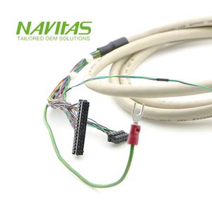 Assemblage de câble de connecteur SCSI personnalisé Hirose DF11 2mm pas 50 broches - Product Image 6