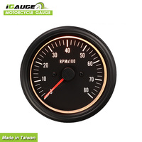 Tacómetro VDO para Autobús y Camión LGAUGE de 85 mm, Medidor de RPM con Motor Eléctrico