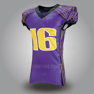 Vêtements de sport Maillots de football américain personnalisés Uniforme de football américain Vêtements de football américain Nom et numéro de l'équipe personnalisés - Product Image 3