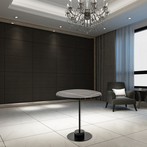 High Quality Simple Design <strong>Black</strong> Coffee <strong>Tables</strong> Natural Marble <strong>Round</strong> Top Metal Base Small Coffee <strong>Side</strong> <strong>Table</strong> - Product Image 4