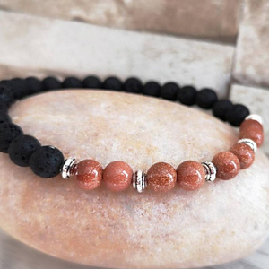   Pulsera difusora de aromas para aliviar el estrés, hecha a mano, para damas. - Product Image 1