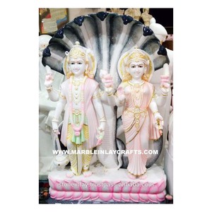 Beautiful Marble Laxmi Vishnu Statue, Exclusive Laxmi Narayan Ji - Product Image 1