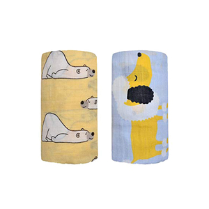Newborn Baby Blanket Cotton Jacquard - Product Image 1