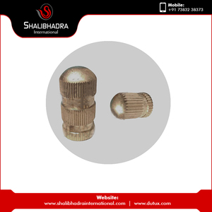 Écrous à insérer ronds en laiton de taille personnalisée de haute qualité Excellente finition Produit en laiton poli - Product Image 2