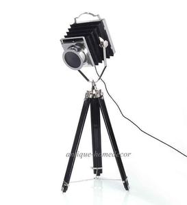 Lámpara de pie con trípode para sala de estar, luz de punto de Halloween, tres soportes, Vintage - Product Image 3