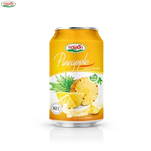 Bebida de jugo de piña NFC enlatada de 330 ml, la bebida más vendida con pulpa, precio garantizado, fácil digestión, venta al por mayor - Product Image 1