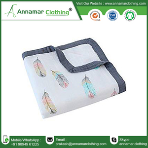 Newborn Baby Blanket Cotton Jacquard - Product Image 3