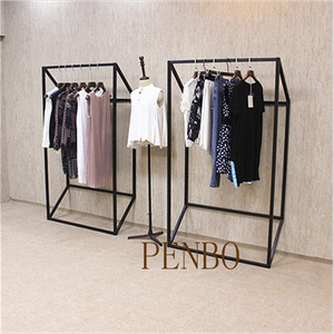Personalizado venta al por Mayor moderno deber doble carril <span class=keywords><strong>de</strong></span> 4 ropa estante <span class=keywords><strong>de</strong></span> exhibición - Product Image 3