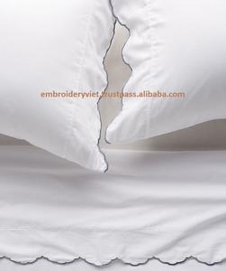 Border Embroidery <b>Bed</b> <b>Sheet</b> - Product Image 1