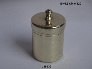 High Quality <b>Candle</b> Jar Container in Aluminium and Hammered and Brass Finish <b>Candle</b> Accessories <b>Candle</b> Vessel in Wholesale Price - Product Image 4