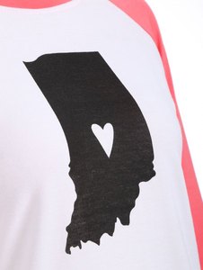 Camisetas estampadas de algodón 100% de estilo Vintage para mujer, manga completa raglán, marca personalizada, estampado en el pecho, bordado ecológico de talla grande - Product Image 4