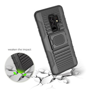 3 en 1 hybride armure dur téléphone shell <span class=keywords><strong>pour</strong></span> <span class=keywords><strong>samsung</strong></span> <span class=keywords><strong>galaxy</strong></span> <span class=keywords><strong>s9</strong></span> <span class=keywords><strong>plus</strong></span> avec ceinture clip - Product Image 1