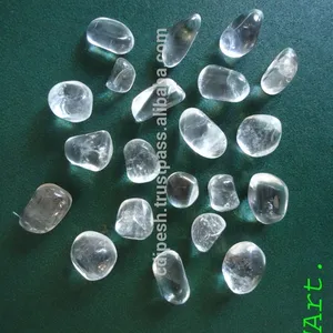 manufacturer of premium quality crystal peblles stone raw and chips supplier irregular chips gravels machine polished price