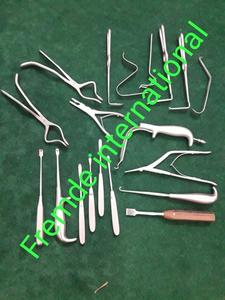 Ensemble d'instruments de chirurgie maxillo-faciale en acier inoxydable allemand de 19 pièces, acier inoxydable de haute qualité - Product Image 2