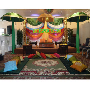 Punjabi-Conjunto de escenario de boda, mdhndi, decoración de escenario, Walima Nikah - Product Image 1