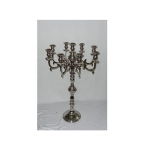 Modern Decorative <b>Candelabra</b> Table Centerpiece Nickel Plated Fancy <b>Candelabra</b> - Product Image 3