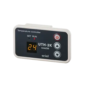 Uriel 디지털 전기 방 바닥 난방 온도 조절기 (온도 컨트롤러) UTH-2K 난방 필름 또는 케이블