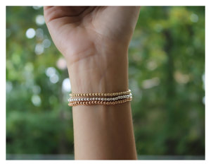 <b>Gold</b> <b>Bead</b> <b>Bracelet</b> Handmade Creations - Product Image 1