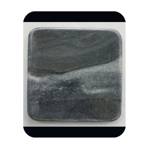 Posavasos de mármol gris con diseño personalizado, la mejor calidad, baño al aire libre, sala de estar, Villa - Product Image 1